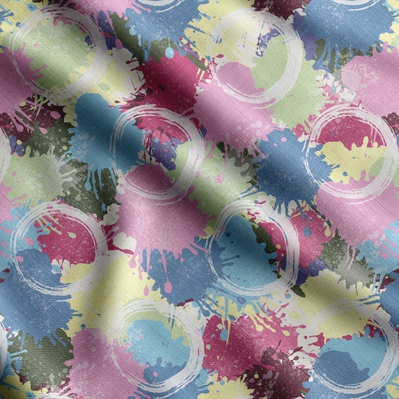Soimoi Texture Print,Cotton Poplin Sewing Fabric Sold by The Yard- 42 Inch WideSewing Craft Quilting/ Quilt Making Fabric -Multicolor
