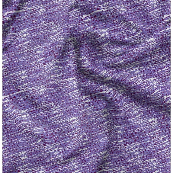 Soimoi Texture Print, Poly Taffeta Fabric, Decor Sewing Fabric by The Yard 56 Inch Wide, Decorative Fabric for Outdoor Upholstery, Umbrellas and Home Accents, Purple