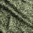 thumbnail image 1 of Soimoi Texture Printed, Japan Crepe SatinFabric By The Yard-54 Inch WideDecorative Sewing Fabric For Dresses, Kimonos, Gowns-Green, 1 of 5