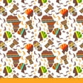 thumbnail image 1 of Soimoi Tribal Print 55 GSM Viscose Chiffon Fabric Sewing Material 42 Inches Wide By The Yard-Beige, 1 of 1