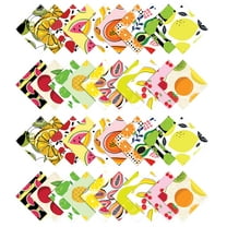 Soimoi Tropical Fruit Print Precut 5-inch Cotton Fabric Quilting Squares Charm Pack DIY Patchwork Sewing Craft- Multicolor