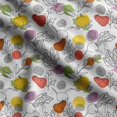 thumbnail image 1 of Soimoi Veggies Print,Cotton Poplin, Sewing Fabric Sold by The Yard 42 Inch Wide,Sewing Craft Quilting/Quilt Making Fabric, Yellow & Orange, 1 of 5