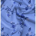thumbnail image 1 of Soimoi Velvet Blue Fabric By the Yard - 54 Inch Wide - Florals, Leaves Print Fabric - Elegant & Beautiful Patterns for Fashion and Home Decor Printed Fabric, 1 of 6