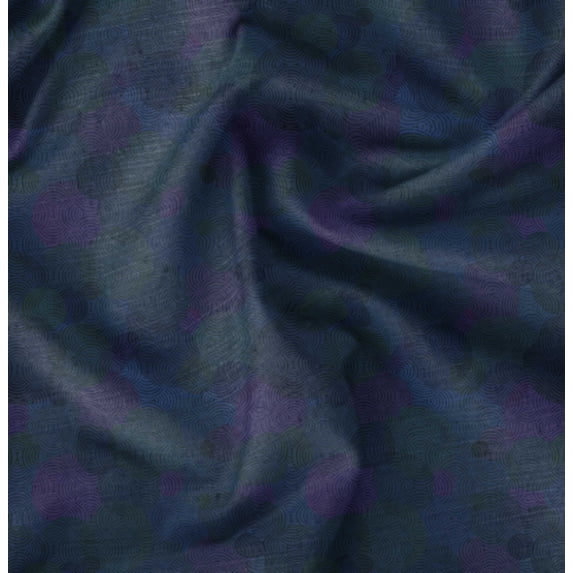 Soimoi Velvet Blue Fabric By the Yard - 54 Inch Wide - Multicolor Texture Material - Vibrant and Colorful Patterns for Fashionable Creations Printed Fabric