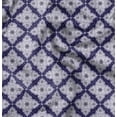 thumbnail image 1 of Soimoi Velvet Blue Fabric By the Yard - 54 Inch Wide - Floral Pattern Textile - Romantic and Delicate Designs for Stylish Projects Printed Fabric, 1 of 6