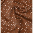 thumbnail image 1 of Soimoi Velvet Brown Fabric - By the Yard - 54 Inch Wide - Penguin Animal Pattern Textile - Nature Fabric for Craft Projects Printed Fabric, 1 of 6