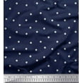 thumbnail image 1 of Soimoi Velvet Fabric Dot & Table Clock Shirting Decor Fabric Printed Yard 58 Inch Wide, 1 of 1