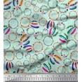 thumbnail image 1 of Soimoi Velvet Fabric Wreath & Dream Catcher Home Decor Fabric Prints by Yard 58 Inch Wide, 1 of 1