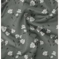 thumbnail image 1 of Soimoi Velvet Gray Fabric By the Yard - 54 Inch Wide -Florals Print Fabric - Elegant and Timeless Patterns for Fashion and Home Decor Printed Fabric, 1 of 6