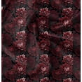 thumbnail image 1 of Soimoi Velvet Red Fabric By the Yard - 54 Inch Wide - Lotus Floral Print Fabric - Exotic and Spiritual Designs for Fashion and Home Printed Fabric, 1 of 6