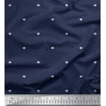 thumbnail image 1 of Soimoi Viscose Chiffon Fabric Check & Fleur_De_Lis Damask Printed Craft Fabric by the Yard 42 Inch Wide, 1 of 1