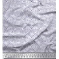 thumbnail image 1 of Soimoi Viscose Chiffon Fabric Circle Art Geometric Decor Fabric Printed Yard 42 Inch Wide, 1 of 1