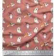 thumbnail image 1 of Soimoi Viscose Chiffon Fabric Ghost Halloween Decor Fabric Printed Yard 42 Inch Wide, 1 of 1