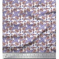thumbnail image 1 of Soimoi Viscose Chiffon Fabric Square Geometric Print Fabric by The Yard 42 Inch Wide, 1 of 3