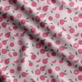 thumbnail image 1 of Soimoi Watercolor Fruit Print, Velvet Fabric, Decor Sewing Fabric by The Yard 54 Inch Wide,Decorative Fabric for Upholstery and Home Accents, Pink, 1 of 5