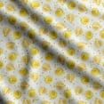 thumbnail image 1 of Soimoi Watercolor Fruit Printed, Cotton Fleece, Fabric by The Yard Sewing DIY Stretch Fabric 56 Inches Wide, WarmFabric for Hats, Coats, Gloves, Blankets, Yellow, 1 of 5