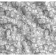 thumbnail image 1 of Soimoi White Cotton Cambric Fabric Human Face Print Sewing Fabric Yard 42 Inch Wide, 1 of 7