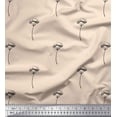 thumbnail image 1 of Soimoi White Cotton Duck Fabric Cotton Ball Leaves Print Fabric by Yard 58 Inch Wide, 1 of 3