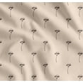 thumbnail image 1 of Soimoi White Cotton Poplin Fabric Cotton Ball Leaves Printed Craft Fabric by the Yard 42 Inch Wide, 1 of 7