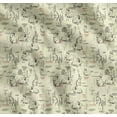 thumbnail image 1 of Soimoi Yellow Cotton Cambric Fabric Abstract & Rabbit Animal Decor Fabric Printed Yard 56 Inch Wide, 1 of 7