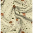thumbnail image 1 of Soimoi Yellow Fabric - By the Yard - 42 Inch Wide - Floral & Animal - Delicate Designs for Stylish Projects Graments Printed Fabric, 1 of 6