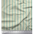 thumbnail image 1 of Soimoi Yellow Poly Georgette Fabric Colorful Vertical Stripe Print Fabric by Yard 42 Inch Wide, 1 of 3