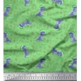 thumbnail image 1 of Soimoi polyester Crepe Fabric Floral,Envelope & Fox Kids Print Sewing Fabric Yard 42 Inch Wide, 1 of 1