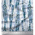 thumbnail image 1 of Soimoi polyester Crepe Fabric Leopard Animal Skin Printed Craft Fabric by the Yard 42 Inch Wide, 1 of 3