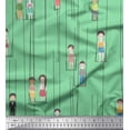 thumbnail image 1 of Soimoi polyester Crepe Fabric Swing & Kids Human Figure Print Sewing Fabric Yard 52 Inch Wide, 1 of 3
