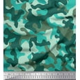 thumbnail image 1 of Soimoi polyester Crepe Fabric Two Tone Camouflage Print Fabric by the Yard 52 Inch Wide, 1 of 1