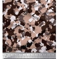 thumbnail image 1 of Soimoi polyester Crepe Fabric Two Tone With White Camouflage Decor Fabric Printed Yard 42 Inch Wide, 1 of 1