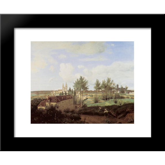 Soissons Seen from Mr. Henry s Factory 20x24 Framed Art Print by Camille Corot