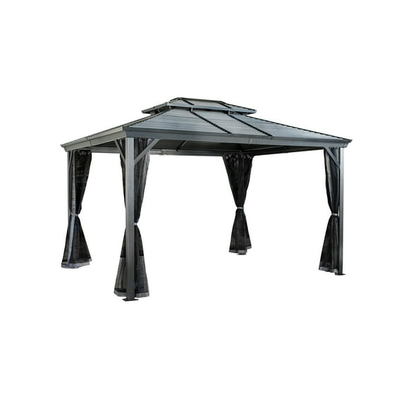 Sojag Ventura 10 x 12 x 9 ft Dark Grey Gazebo