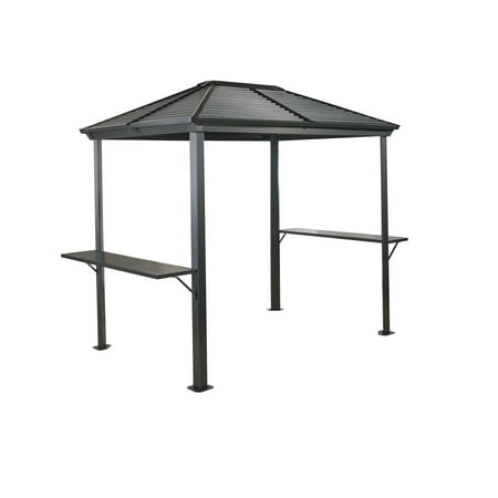 Sojag Ventura 5 x 8 x 8 ft Dark Grey BBQ Gazebo