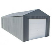 Sojag GRC1230 12 x 30 ft. Everest Steel Storage Garage Kit, Charcoal