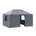 thumbnail image 1 of Sojag 12 x 12 x 10 ft Grey Winter Cover For Gazebos, Gazebo Accessory, 1 of 16