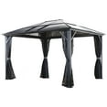 thumbnail image 1 of Sojag Meridien 10 x 10 x 9 ft Dark Grey Gazebo, 1 of 12