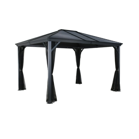 Sojag Ventura 10 x 12 x 9 ft Dark Grey Gazebo