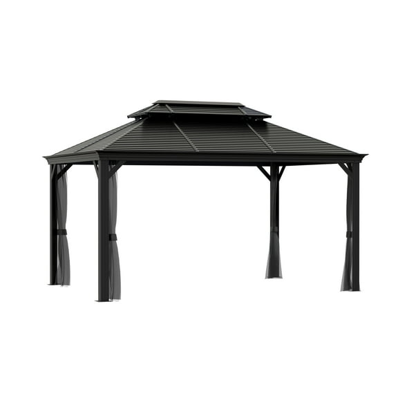 Sojag Mykonos 10 x 14 x 10 ft Dark Grey Gazebo