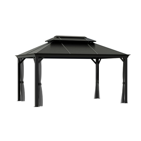Sojag Mykonos 10 x 14 x 10 ft Dark Grey Gazebo