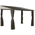 thumbnail image 1 of Sojag Portland 10 Ft. X 12 Ft. Wall Gazebo, 1 of 11