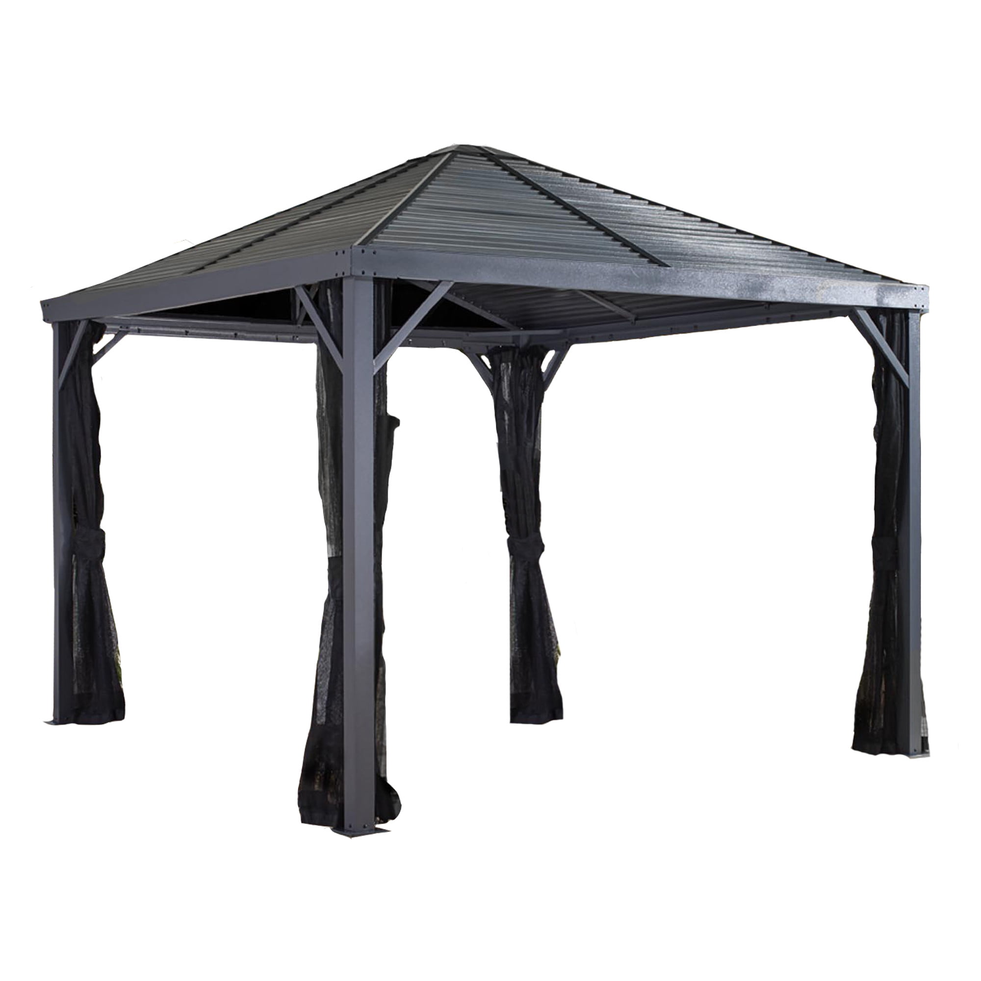 23.しめ縄 Sojag Sanibel II 8 ft. x 8 ft. Gazebo - Walmart.com