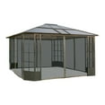 thumbnail image 1 of Sojag Savino 12 x 14 x 9 ft Black Gazebo, 1 of 14