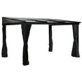thumbnail image 1 of Sojag Sutton 12 x 10 x 8 ft Black Wall Gazebo, 1 of 9