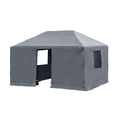 thumbnail image 1 of Sojag 10 x 14 x 10 ft Grey Winter Cover For Gazebos, 1 of 16