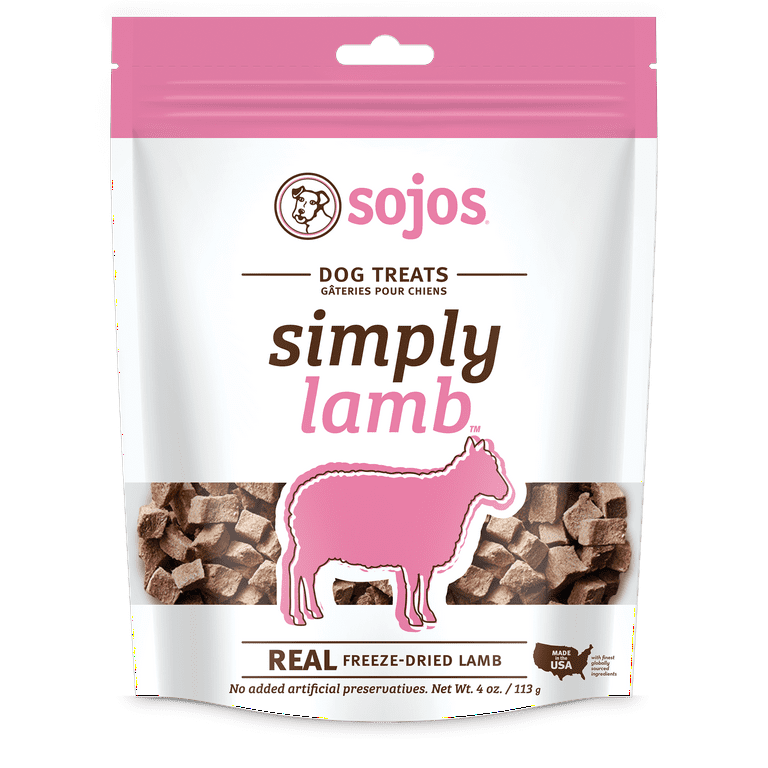 Sojos Simply Lamb Freeze Dried Dog Treats Sojos Simply Lamb Freeze Dried Dog Treats