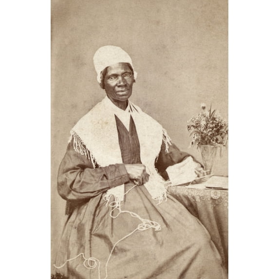 Sojourner Truth /N(C1797-1883). Assumed Name Of Isabella Baumfree, American Lecturer And Reformer. Carte-De-Visite Photograph, 1864. Poster Print by (18 x 24)