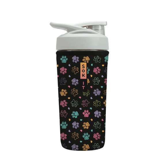 Sok It BotlSok Protein Blender Shaker Bottle Sleeve Insulated Neoprene Cover Fits 28oz Blender