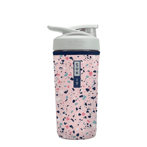 Sok It BotlSok Protein Blender Shaker Bottle Sleeve Insulated Neoprene Cover Fits 28oz Blender