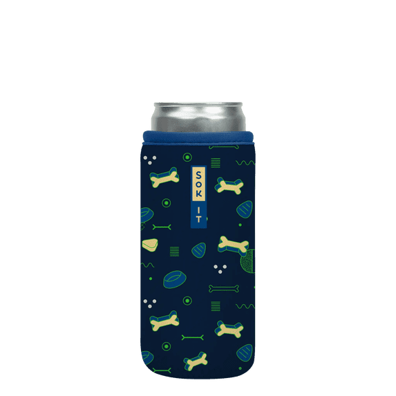 Sok It CanSok Sleeve for Beer & Soda Insulated Neoprene Cover 12oz Slim Can Sleeve